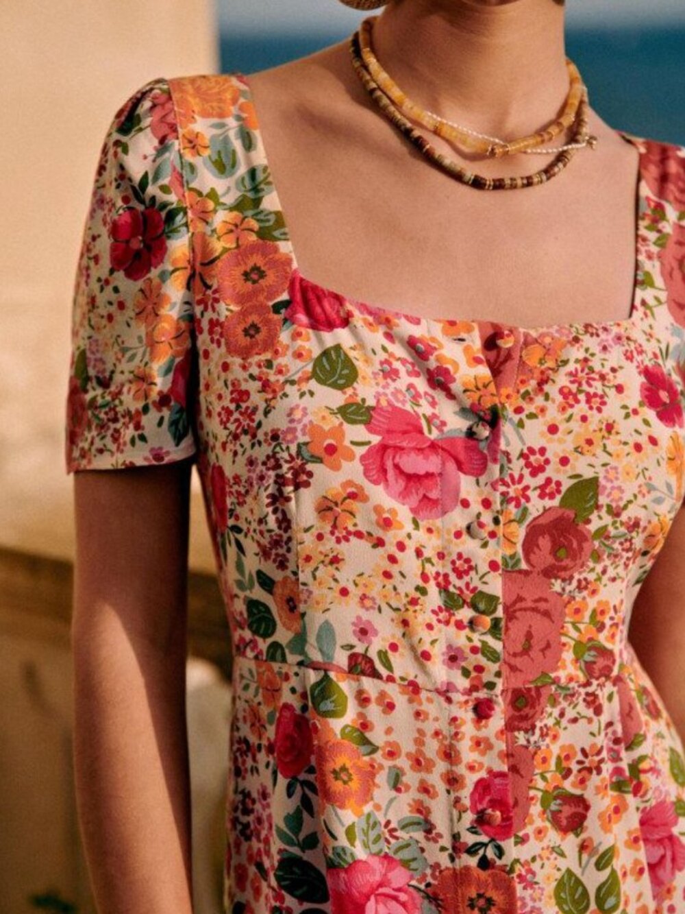 Sezane Victoria Dress Eden 34